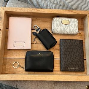Kate Spade & Michal Kors Wallet Lot Of 5
